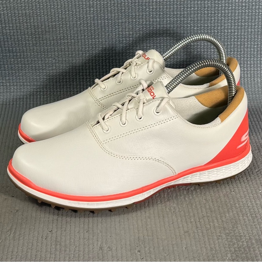 Skechers Go Golf‎ Elite 2 White/Coral Golf Shoes Women's Size 7